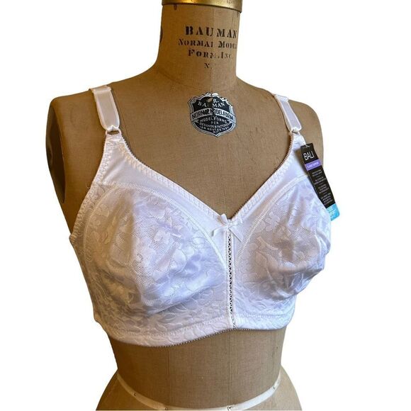 Bali White Double Support Full Figure Bra #3372 - Picture 3 of 8